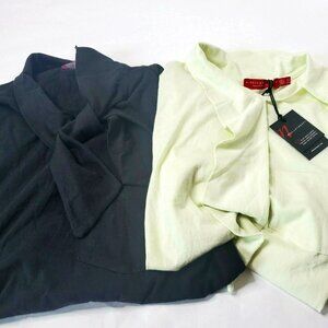 N Philanthropy Women's Small Tie Neck Tee New